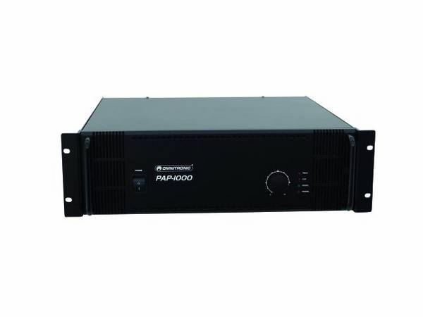 Omnitronic PAP-1000 ELA-förstärkare 1000 W 1 kanal