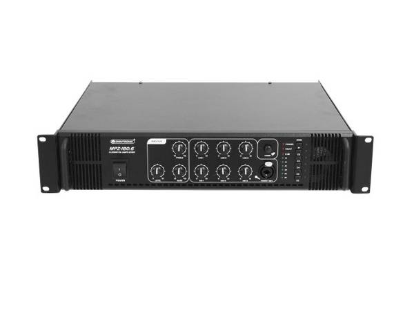 Omnitronic MPZ-180.6 ELA-förstärkare 180 W  6 zoner