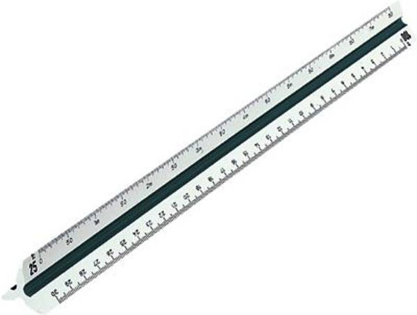 Rumold 150KE/1/30 Architekt 1 Skalstock Plast Vit 30 cm