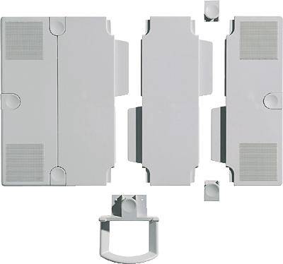 Novus Office 7950902000 Telefonsarms-platta Svängbar Ljusgrå 2 st