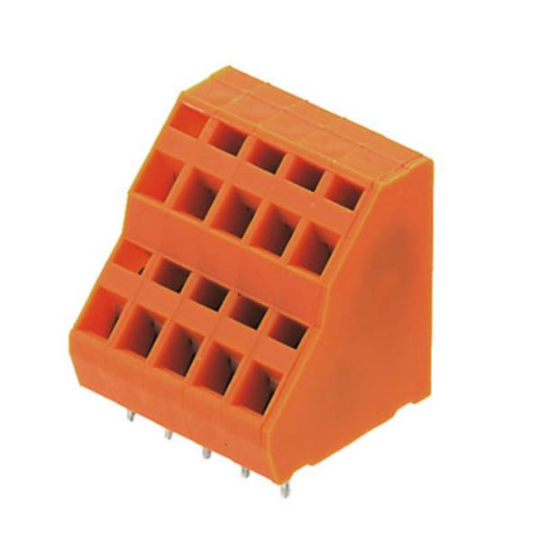 Weidmüller LM2NZF 5.08/08/135 3.5SN OR BX Dubbeldäckad terminal 1.5 mm² Antal poler 8 Orange 50 st
