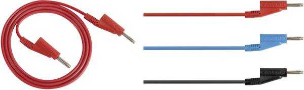 Rohde & Schwarz HZ10S Mätledning-Set Laminerade stickdon 4 mm Laminerade stickdon 4 mm 1.00 m Svart 1 st