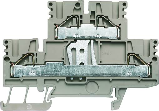 P-serie, Genomgångs-radplint, Tvåvånings radplint, Märkarea: 4 mm², jackbar, PDK 2.5/4V 1918730000 Weidmüller 50 st