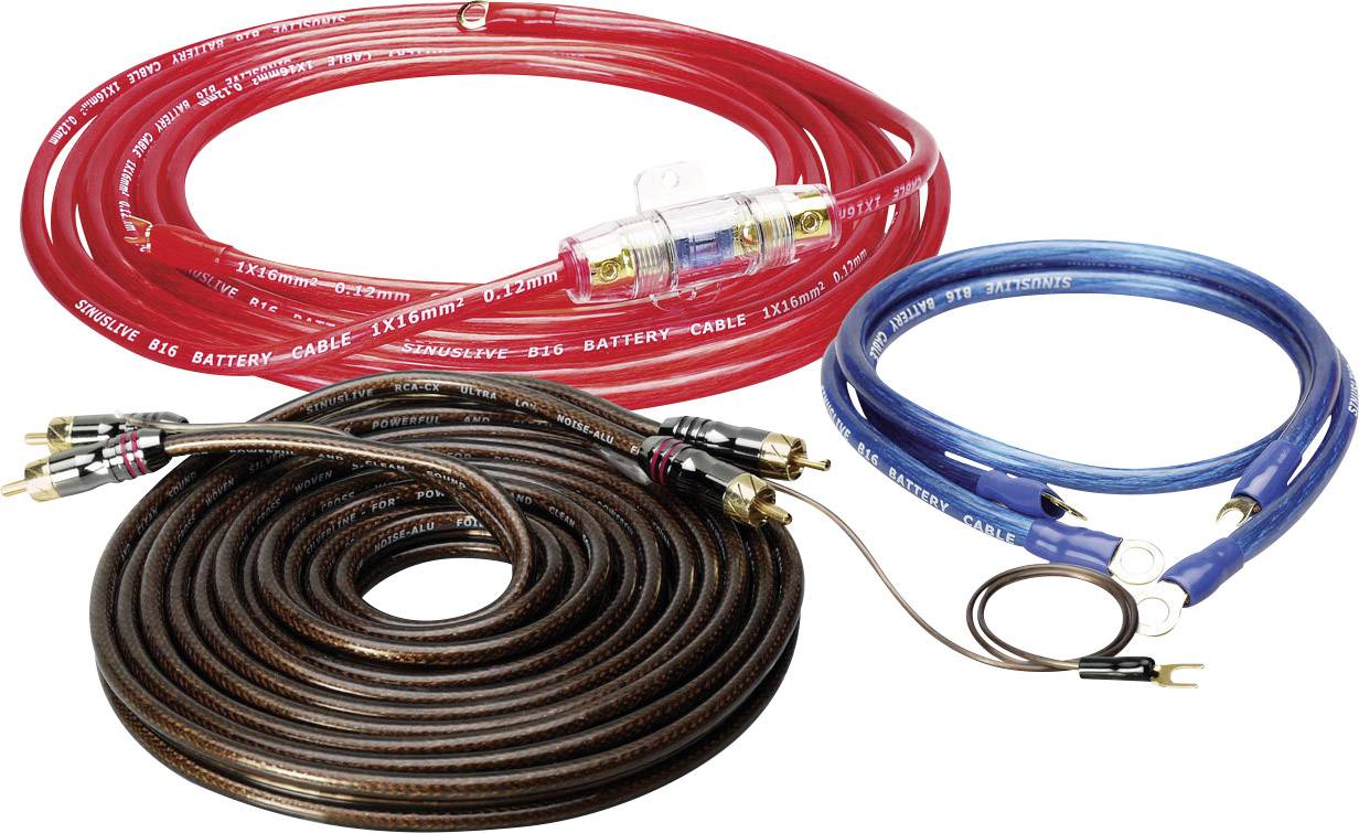 Sinuslive KS-16 Förstärkarekabel-set 16 mm²