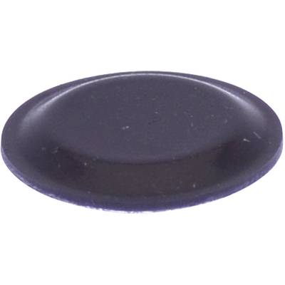 TOOLCRAFT PD2191SW Apparatfot självhäftande, rund Svart (Ø x H) 19 mm x 1.9 mm 1 st