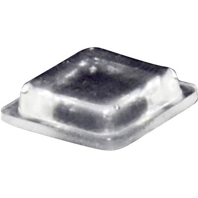 TOOLCRAFT PD2100C Apparatfot självhäftande, kvadratisk Transparent (L x B x H) 10 x 10 x 2.5 mm 1 st