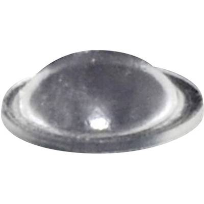 TOOLCRAFT PD9025C Apparatfot självhäftande, hemisfärisk Transparent (Ø x H) 7.9 mm x 2.5 mm 1 st