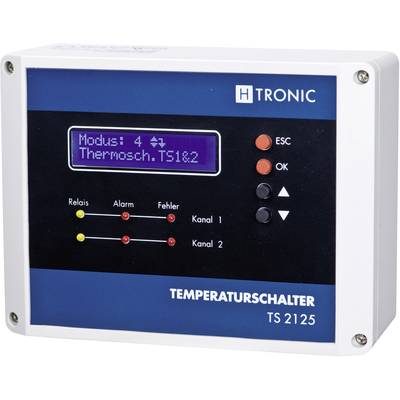 H-Tronic TS 2125 Multifunktions-temperaturbrytare -55 - 125 °C
