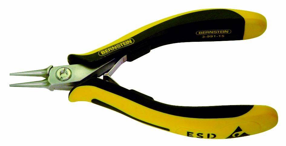 BERNSTEIN Tools for Electronics 3-991-15 ESD Rundtång Rak Kullagerstål 130 mm