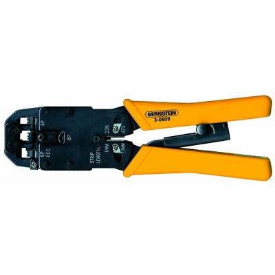 Bernstein Tools for Electronics Bernstein Werkzeugfabrik 3-0609 Crimptång Modularkontakt (västerländsk) RJ10, RJ11, RJ12