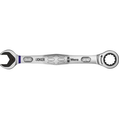 Skiftnyckel med spärrfunktion, tvåfärgad. Markeringar och logotyp på handtaget. Innovativ design för enkel skruvning.