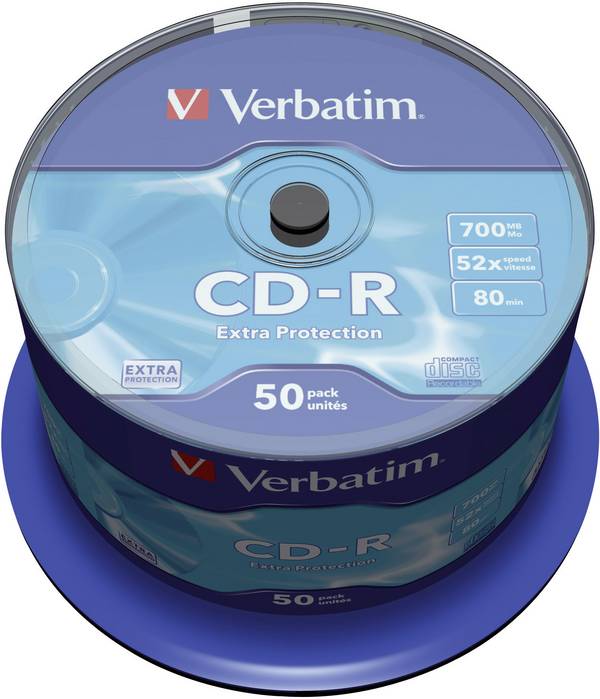 Verbatim 43351 CD-R 80 700 MB 50 st Spindel