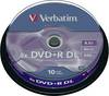 Verbatim 43666 DVD+R DL 8.5 GB 10 st Spindel