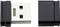 En kompakt, svart USB-kontakt med avtagbart skyddslock. Perfekt för att ansluta enheter eller lagra data.