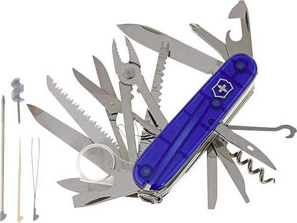 Victorinox SwissChamp 1.6795.T2 Schweizisk fickkniv  Antal verktyg 33 Blå (transparent)