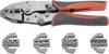 TOOLCRAFT PZ-506 430461 Crimptång-set 6 delar Isolerad kabelsko, Oisolerad, sluten kabelsko, Öppen, oisolerad kabelsko, D-Sub-kontakt, Tändstiftskontakt
