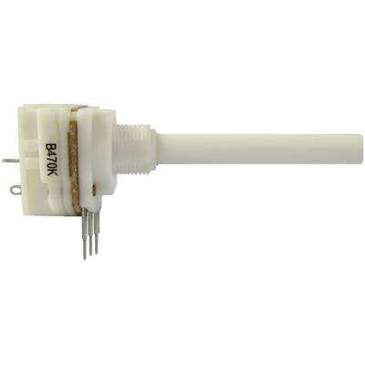 Weltron 002045038899 WCIP20KCILS-08-50F1-10K-20%-LIN Roterande potentiometer med switch Mono 0.2 W 10 kΩ 1 st 