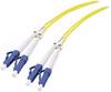 EFB Elektronik O0350.3 Fiberoptik LWL Anslutningskabel 3.00 m Gul [1x LC-stiftdon - 1x LC-stiftdon] 9/125 µ Singlemode OS2