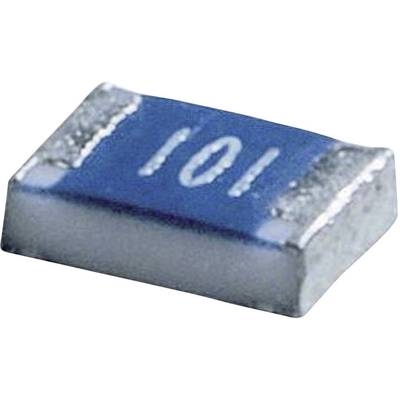 SMD-motstånd med blå yta, märkt med '101', symboliserar 100 Ohm.