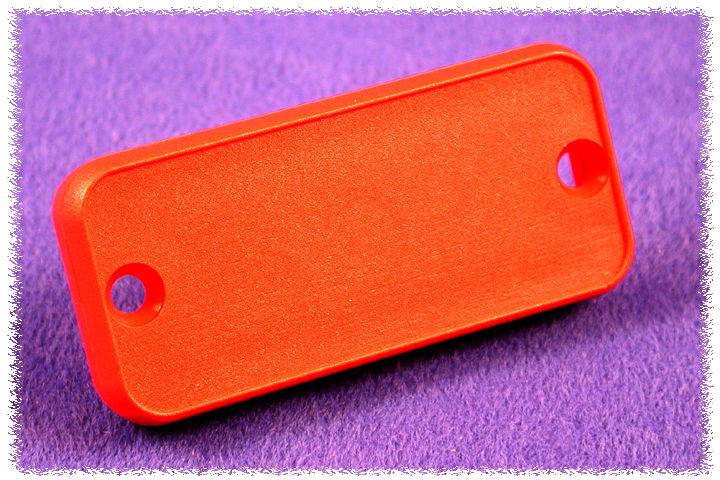 Hammond Electronics 1455KPLRED-10 1455KPLRED-10 End plate (L x B x H) 8 x 78 x 27 mm ABS Röd 10 st