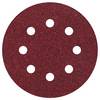 Wolfcraft 021222 Excenterslippapper med kardborrband, perforerad Kornighet 60 (Ø) 115 mm 25 st