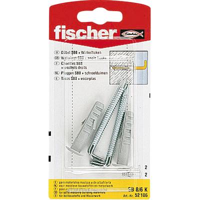 Fischer 52186 SB 8/6 K Expansionsplugg 40 mm 8 mm 2 st