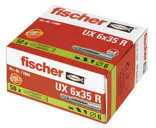 Fischer UX 6 x 35 R Universalplugg 35 mm 6 mm 77889 50 st
