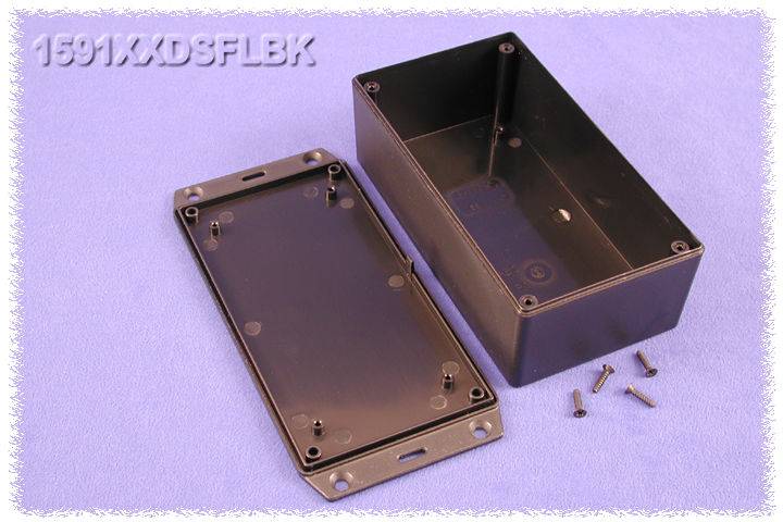 Hammond Electronics 1591XXDSFLBK Universalhölje 152 x 82 x 51 ABS Svart 1 st