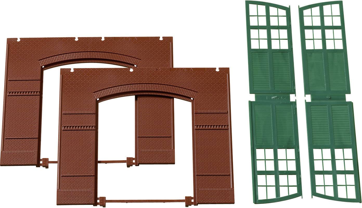 H0 Auhagen 80505 Portar, Väggar (B x H) 94 mm x 86 mm Plastbyggsats