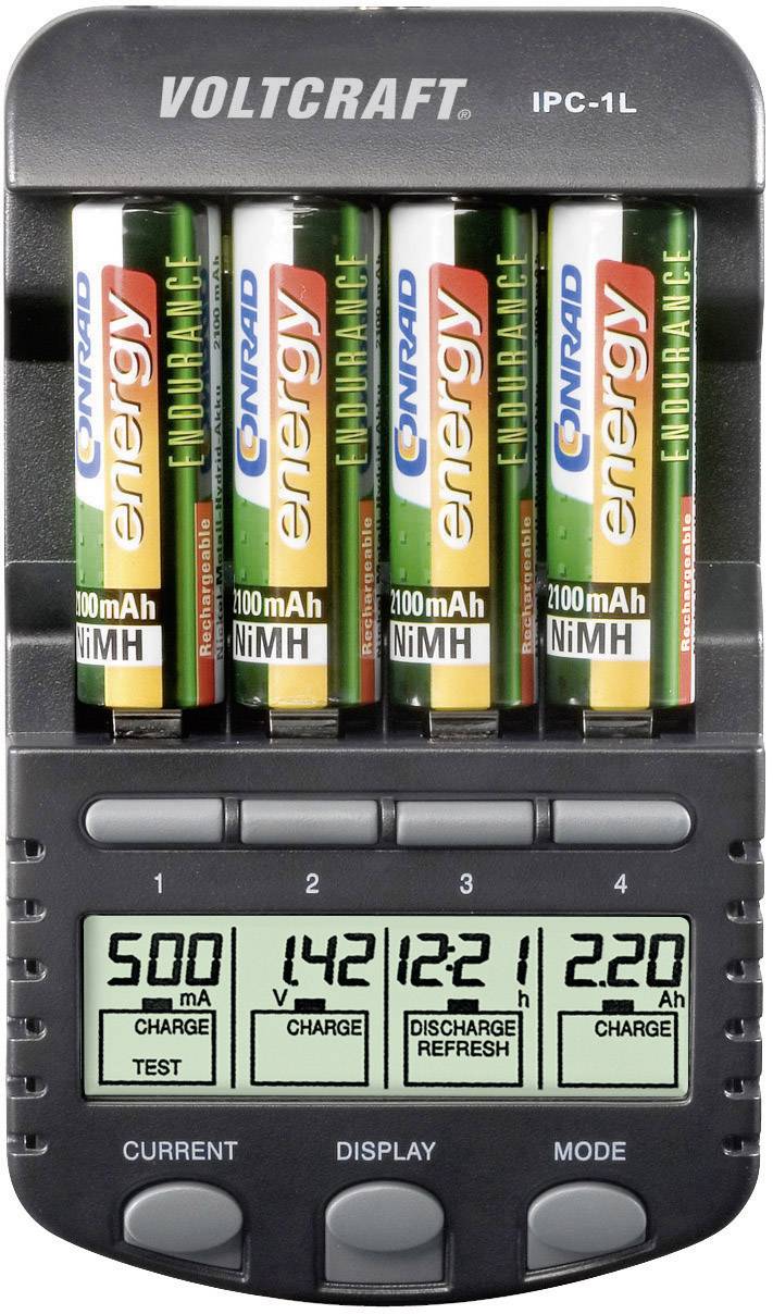 VOLTCRAFT IPC-1L Batteriladdare NiMH, NiCd AAA (R03), AA (R6)-3