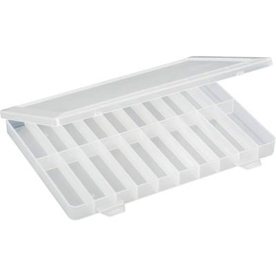 TRU COMPONENTS Låda (L x B x H) 250 x 180 x 24 mm Antal fack: 20 fast underavdelning Innehåll 1 st