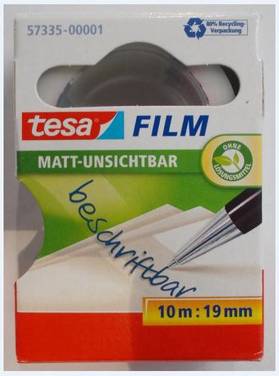 tesa  57335-00001-01 tesafilm Invisible Transparent (L x B) 10 m x 19 mm 1 st