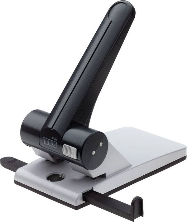 Novus Office Registerhålslagare 025-0266 max. antal ark: 65 s. (80 g/m²)  Ljusgrå, Djupsvart