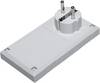 TRU COMPONENTS ESU 1200 E/CEE Kontakthölje 125 x 67 x 50 Polykarbonat, ABS Ljusgrå 1 st