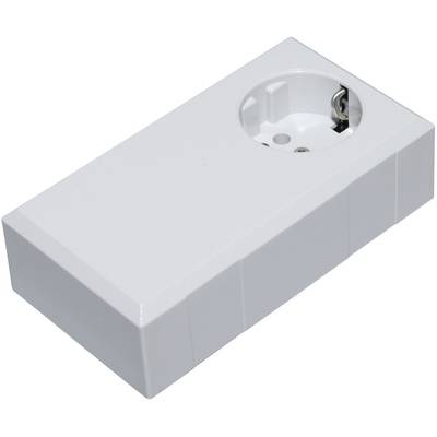TRU COMPONENTS ESO 1250 E Kontakthölje 125 x 67 x 50 Polykarbonat, ABS Ljusgrå 1 st
