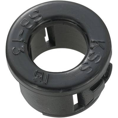 TRU COMPONENTS TC-SBR13203 Kabelgenomföring Monteringshål: 12.7 mm Kläm-Ø (max.): 8 mm Plåttjocklek (max.): 3.2 mm Polya
