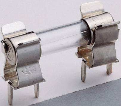 ESKA  120.800H  120.800H  Säkring-fästfjäder    Passar till Säkring 5 x 20 mm  6.3 A  250 V/AC  1 st