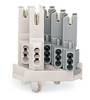 WAGO 267-113 267-113 Kopplingsklämma Flexibel: - Styvhet: 1-0.5 mm² Antal poler: 3 500 st Vit Package