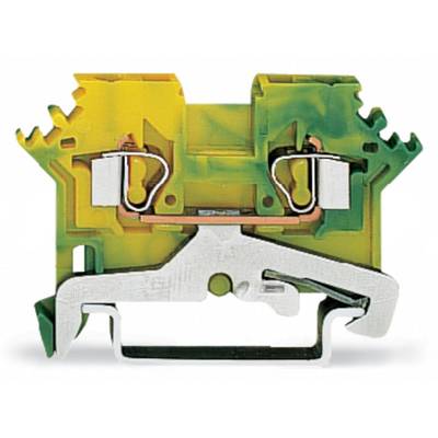 WAGO 280-607 Skyddsledare terminal 5 mm Fjäder Beläggning: Terre Grön, Gul 100 st