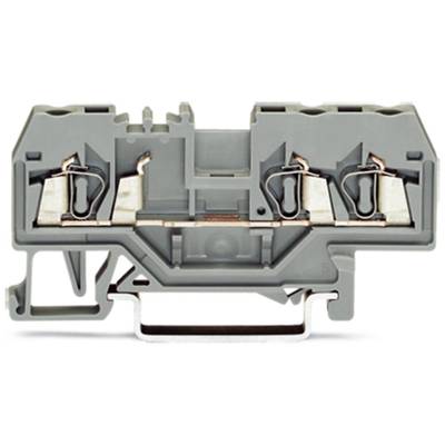 WAGO 280-671 Terminal med genomföring 5 mm Fjäder Svart 100 st