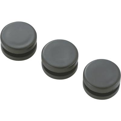 TRU COMPONENTS TC-GMCQR-1108203 Kabelgenomföring stängt Monteringshål: 10.9 mm Kläm-Ø (max.): 7.8 mm Plåttjocklek (max.)