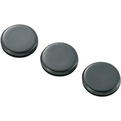 TRU COMPONENTS TC-GMCQR-2015203 Kabelgenomföring stängt Monteringshål: 20.1 mm Kläm-Ø (max.): 15.5 mm Plåttjocklek (max.