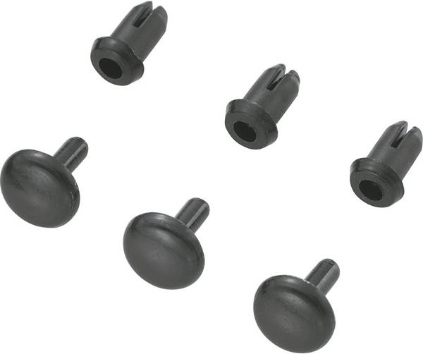 TRU COMPONENTS TC-SRR-355K203 TC-10820808 Nit Hål-Ø 3 mm Svart 1000 st