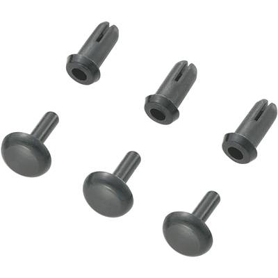 TRU COMPONENTS TC-SRR-365K203 Nit Hål-Ø 3 mm Svart 1 st