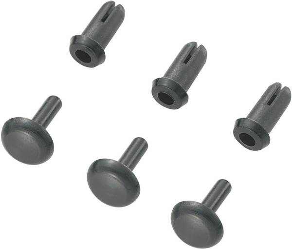 TRU COMPONENTS TC-SRR-365K203 TC-10820812 Nit Hål-Ø 3 mm Svart 1000 st