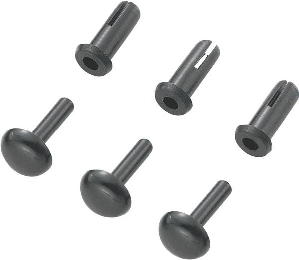 TRU COMPONENTS TC-SRR-380K203 TC-10820816 Nit Hål-Ø 3 mm Svart 1000 st