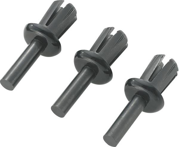 TRU COMPONENTS TC-SRR-0612K203 TC-10820828 Nit Hål-Ø 6.2 mm Svart 1000 st