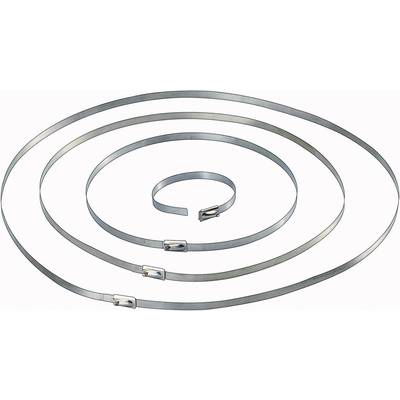 TRU COMPONENTS 1566204 Buntband 127 mm 4.60 mm Silver 10 st
