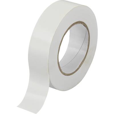 TRU COMPONENTS SW10-155 1563945 Isoleringstejp Vit (L x B) 10 m x 19 mm 1 st