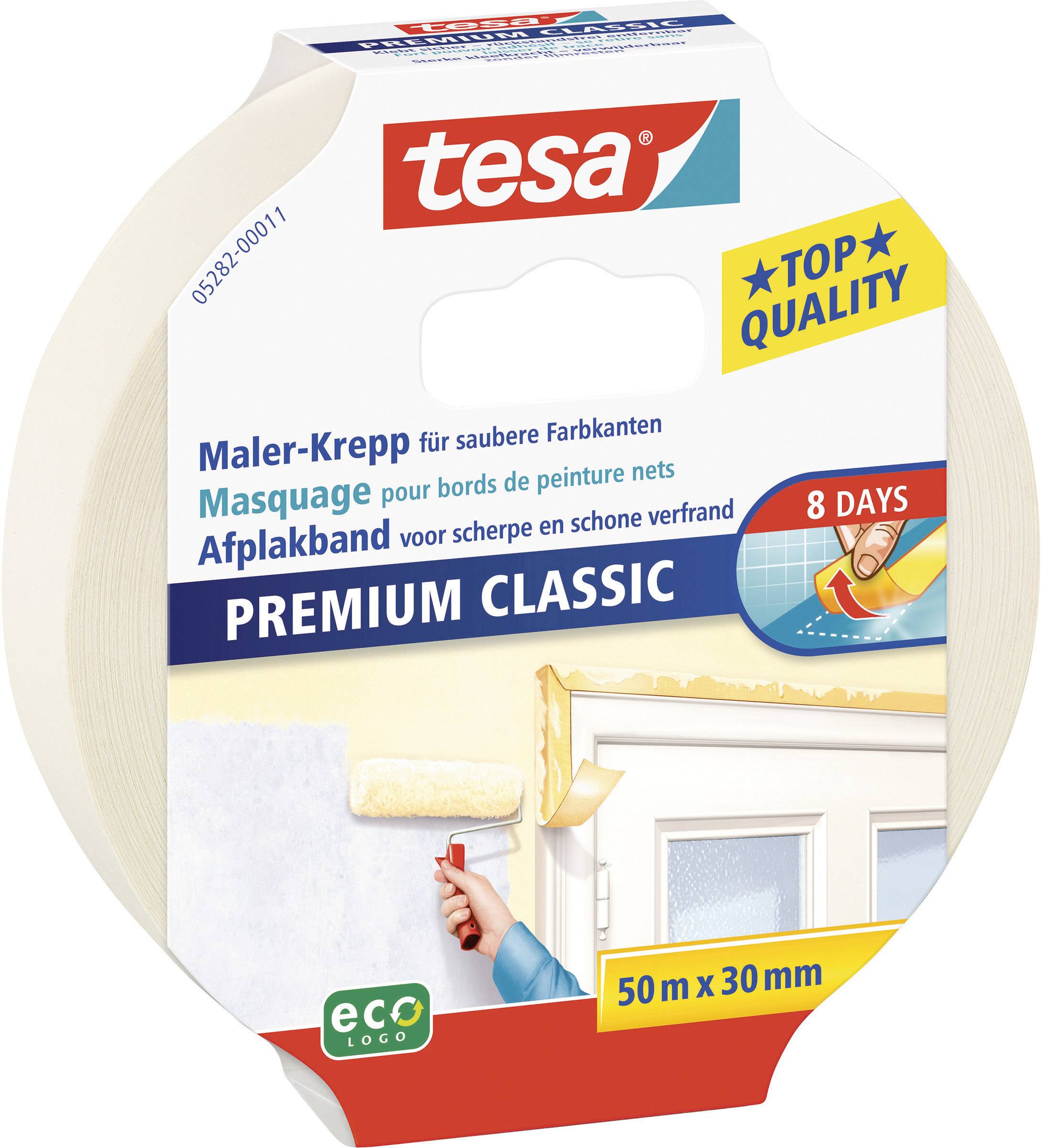 tesa PREMIUM CLASSIC 05282-00011-09 Maskeringstejp Beige (L x B) 50 m x 30 mm 1 st